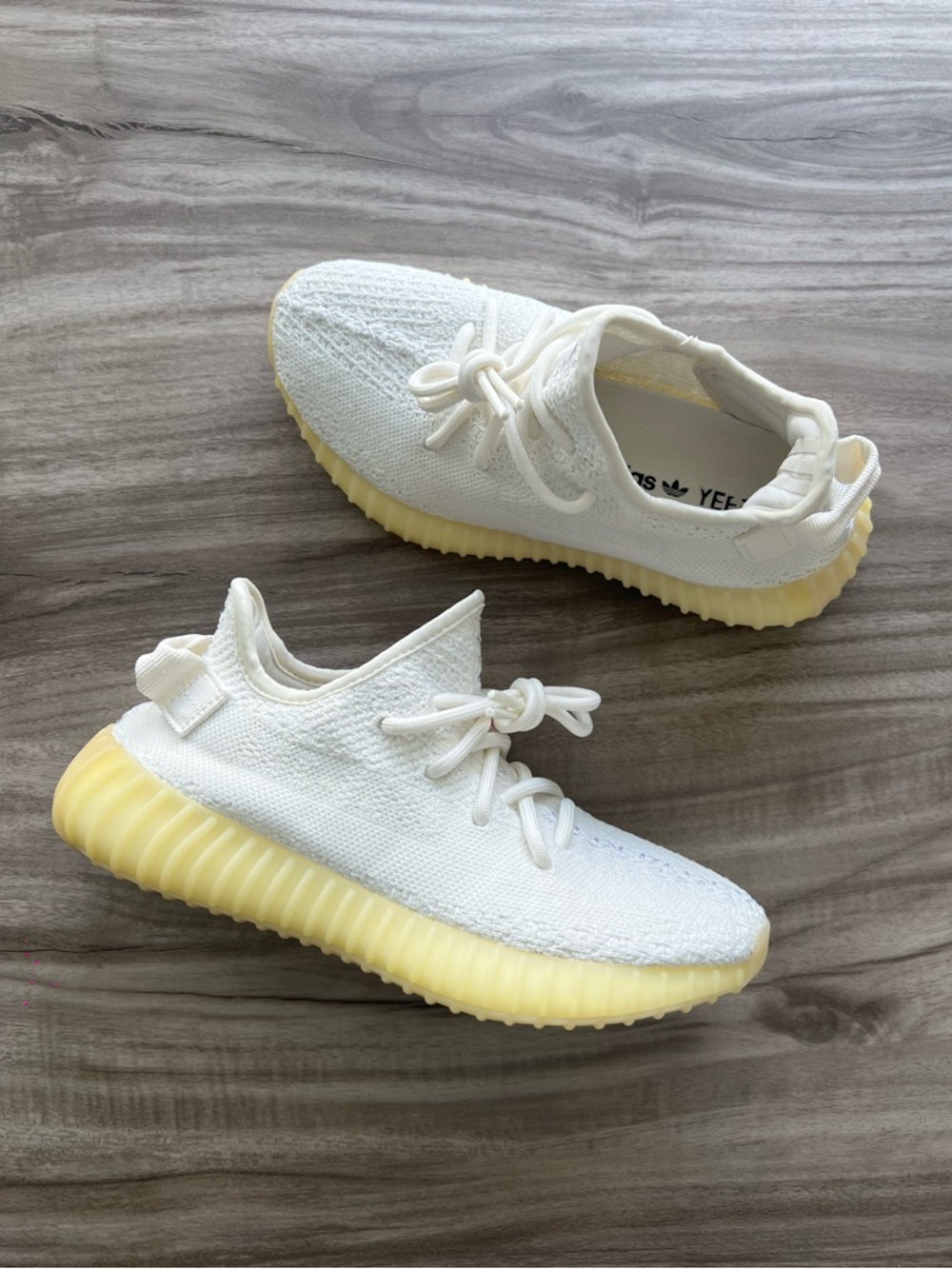 Size 5 Men’s/ 7.5 Women’s Adidas Yeezy Boost 350 V2 Low Cream White